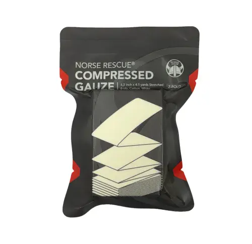 NORSE RESCUE® Compressed Gauze (Z-Fold)