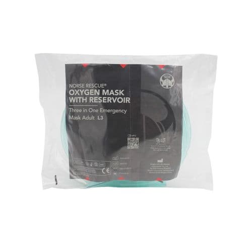 NORSE RESCUE® Oxygen Mask w/ Reservoir (L3)