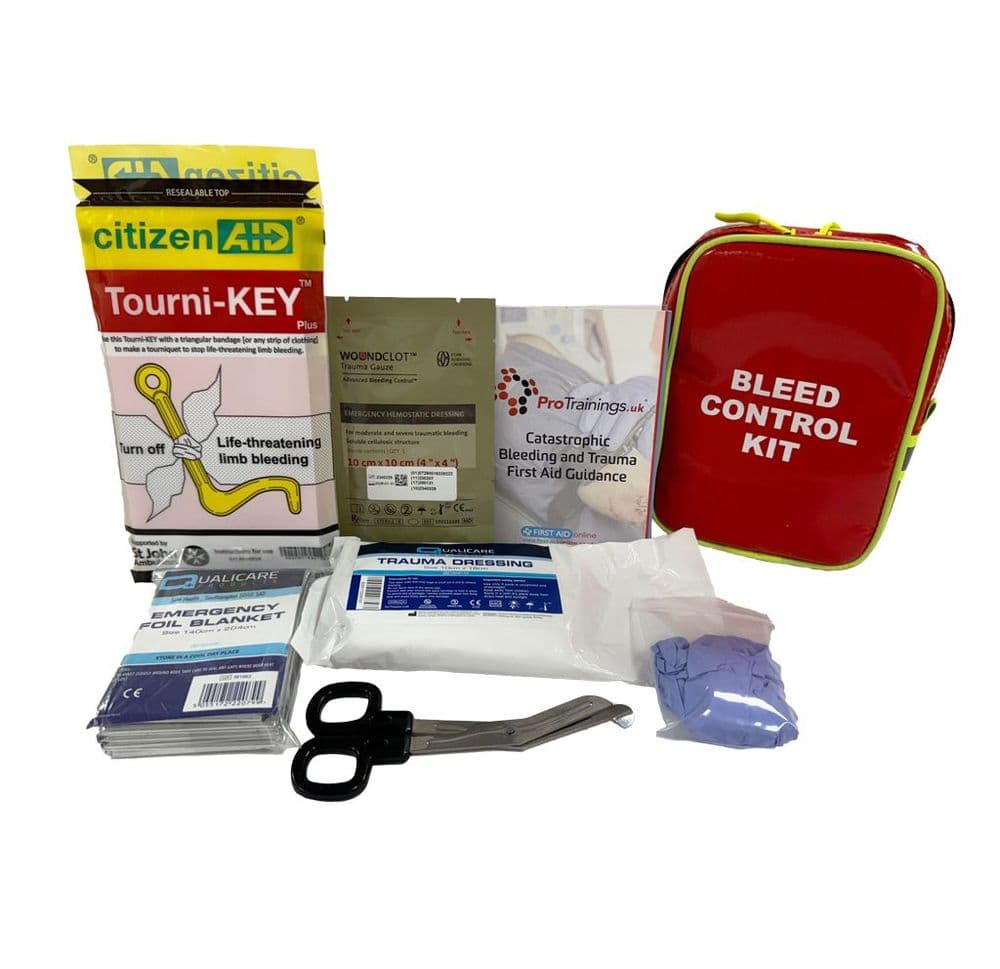 Personal Bleed Kit in Belt Pouch
