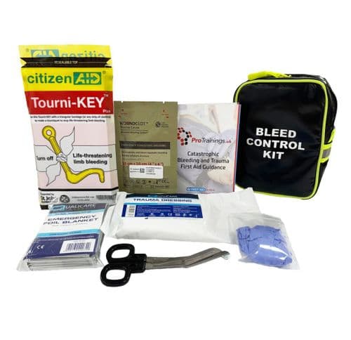 Personal Bleed Kit in Belt Pouch - Black