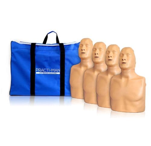 Practi-Man Standard Manikin 4 Pack with Bag