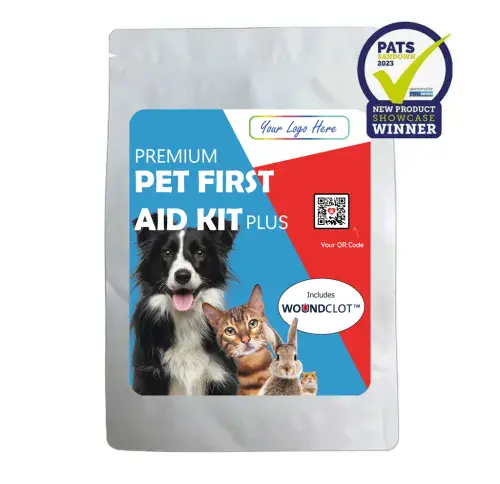 Premium Pet First Aid Kit Plus - Personalised in Pouch