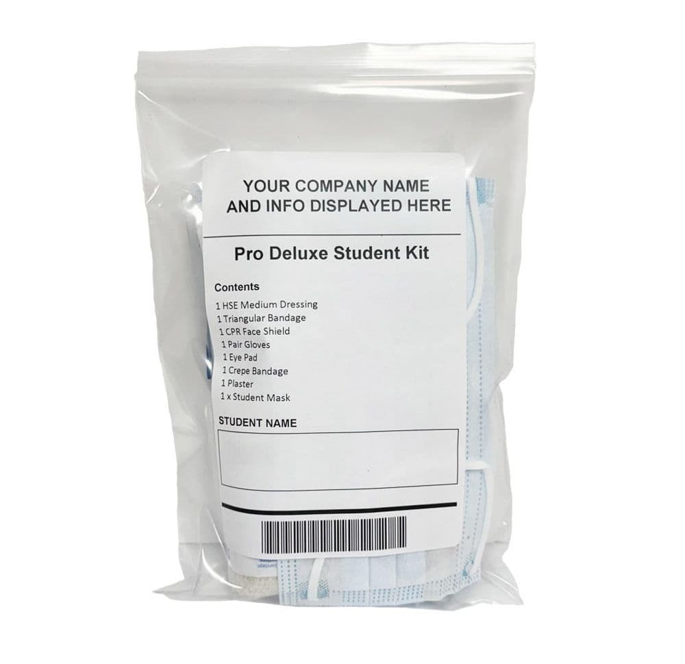 Pro Deluxe Student Kit 50 pack +Mask -Personalised