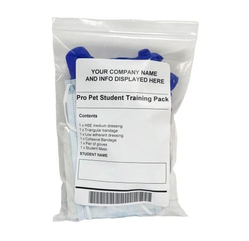 Pro Pet Student Kit + Mask 50 Pack - Personalised