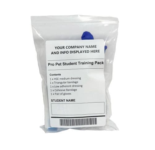 Pro Pet Student Kit pack of 50 - Personalised