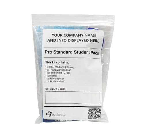 Pro Standard Student Kit 50PK + Mask- Personalised