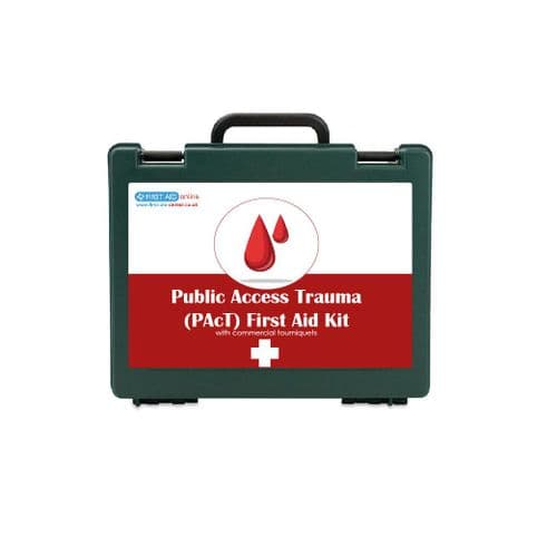 Public Access Trauma(PAcT) First Aid Kit with Commercial Tourniquet