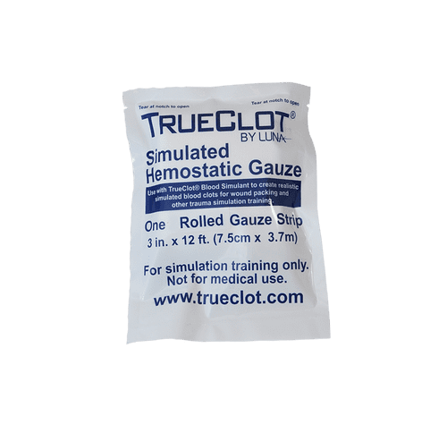 Simulated Haemostatic Gauze Z-Fold 3in x 12ft