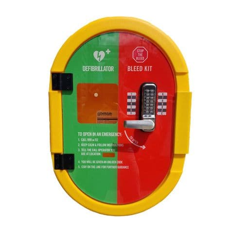 Split Bleed Kit /Defibrillator DS2 Cabinet -Locked
