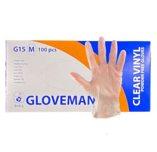 Vinyl Gloves Medium Box of 100