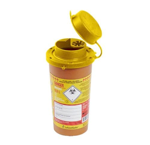 Woodsafe Sharps Bin 0.5 Litre