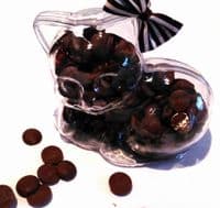 Novelty chocolate cat decoration