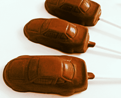 Chocolate Car Lolly