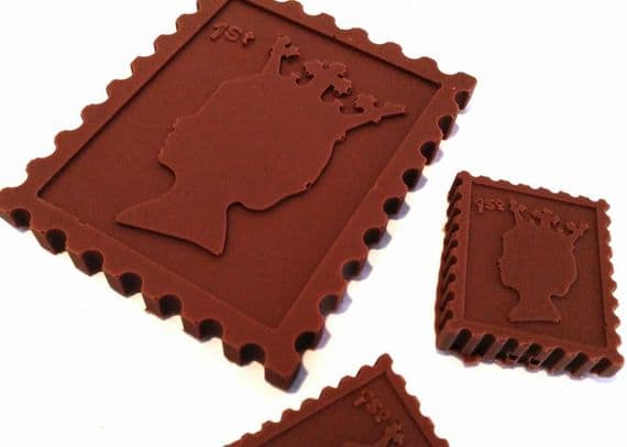 Novelty Chocolate Stamps