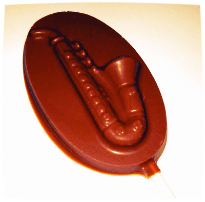 Chocolate Saxophone Lolly 35g