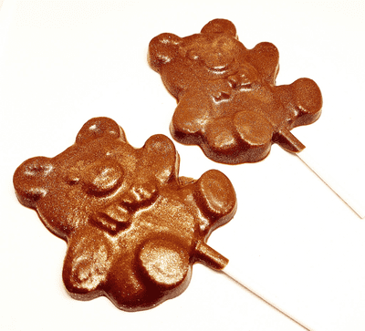 Chocolate Teddy Lolly