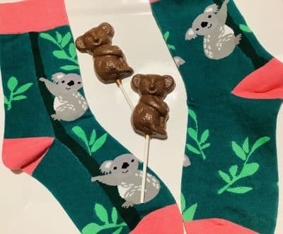 Koala Socks  n Chocs