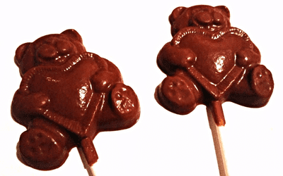 Teddy Heart Lolly