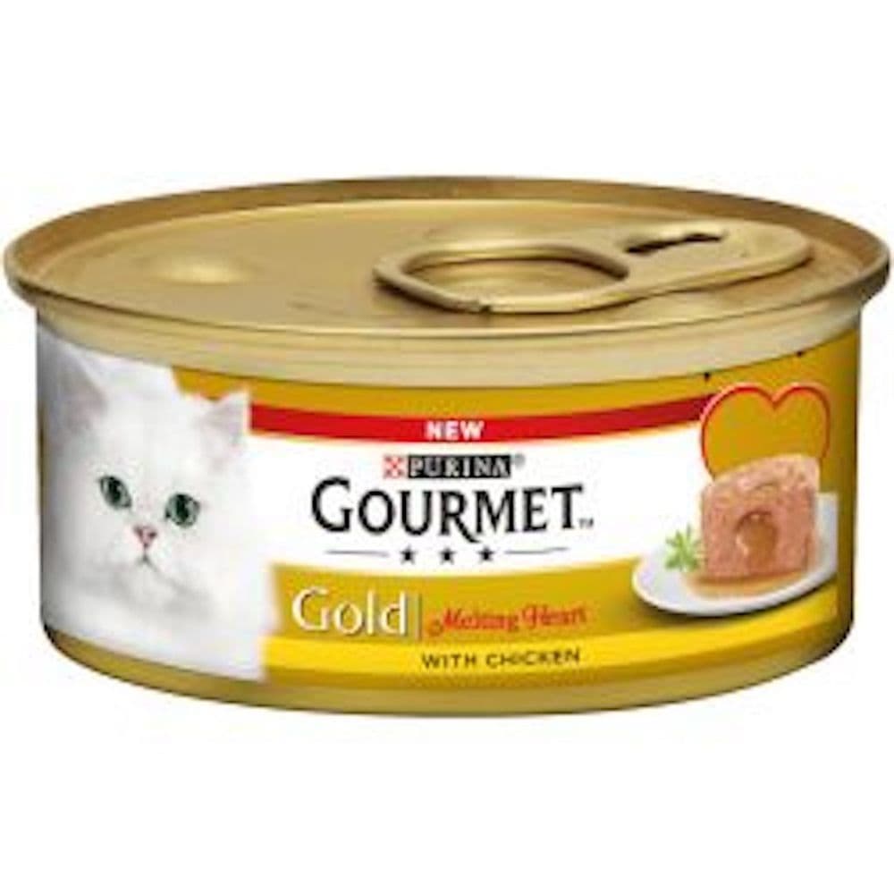 Purina Gourmet Gold Cat Food Melting Heart Chicken 85g