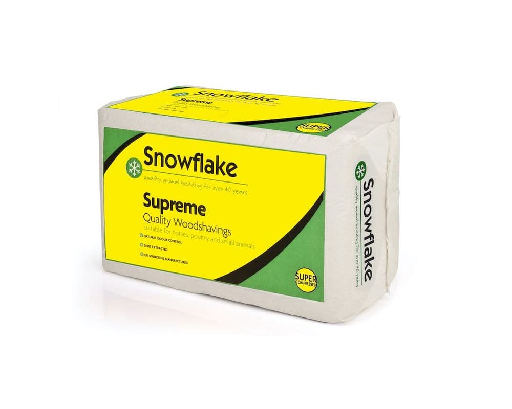 Snowflake Supreme Wood Shaving Bedding 15Kg Discount for 10