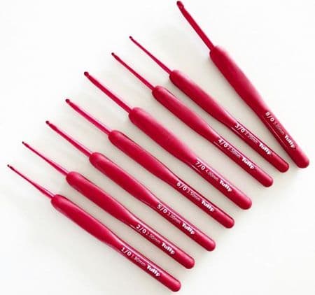 TULIP ETIMO RED CROCHET HOOKS