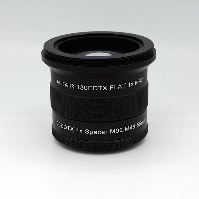 Altair 1.0x M92 Flattener for Altair 130EDT-X Wave Series Refractor