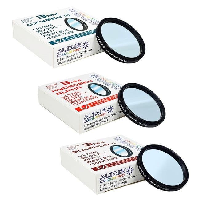 Altair ColourPRO ULTRA 3nm HSO Narrowband Filter SET 2