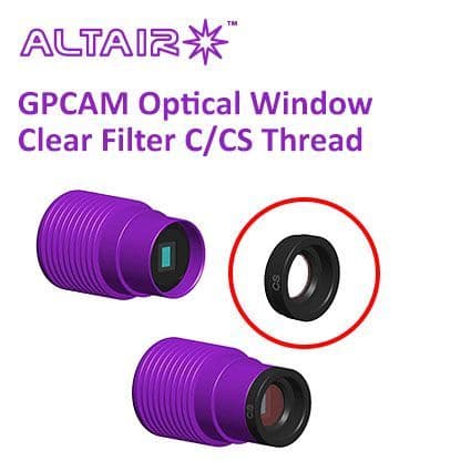 Altair GPCAM Replacement Optical Window - Clear with AR Coating