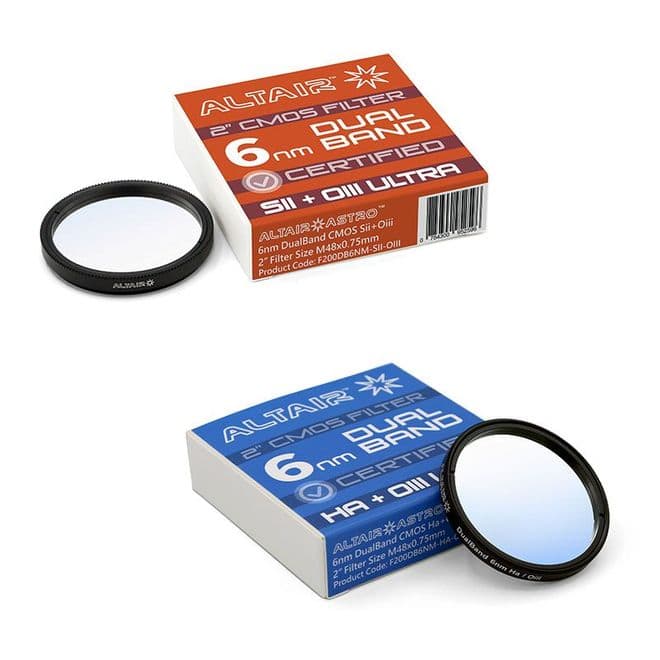 Altair Ha Sii Oiii DualBand ULTRA 6nm Filter COMBO 1.25