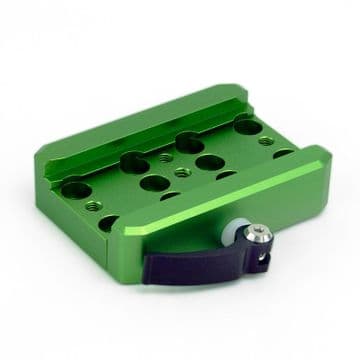 Altair TMS Quick Release Mini Vixen Arca compatible dovetail clamp w Tripod thread - GREEN