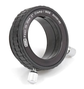 Baader 2" Four-in-One Adapter combo of 2" clamp with four focuser adaptations; M68 (Zeiss) / 2,7" (A.P.)