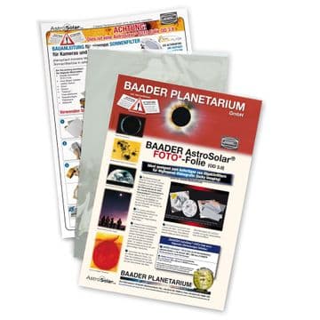 Baader AstroSolar® Photo Film 3.8, 20x30cm, Telescope Quality not for visual observation