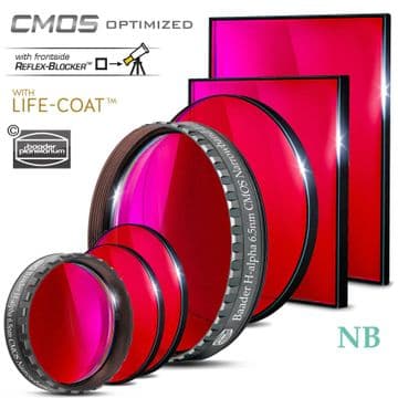 Baader H-alpha Narrowband-Filters (6.5nm) CMOS-optimised