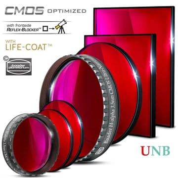 Baader H-alpha Ultra-Narrowband-Filters (3.5nm) CMOS-optimised