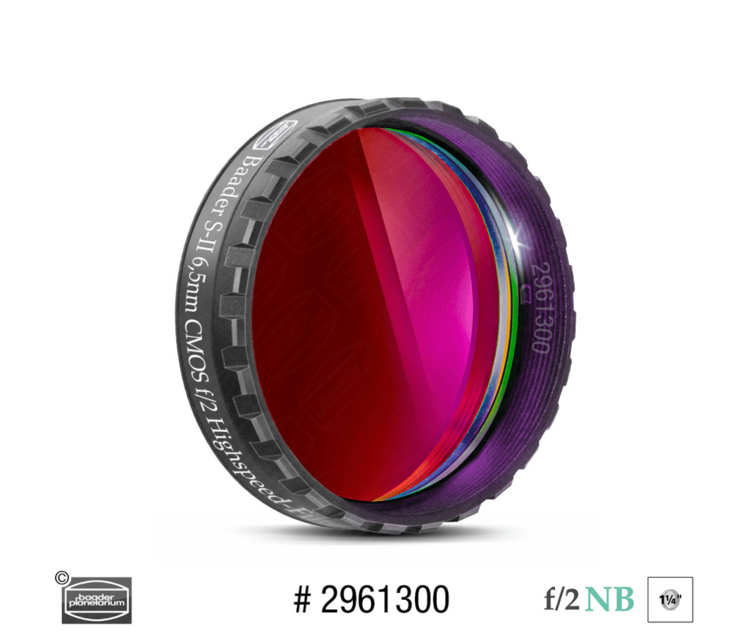 Baader High Speed 6 5nm Narrow Band SII Filter - CMOS Optimised