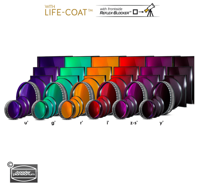 Baader New Generation SLOAN/SDSS Photometric Filters