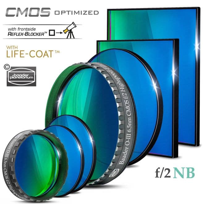 Baader O-III f/2 Highspeed-Filters (6.5nm) CMOS-optimised