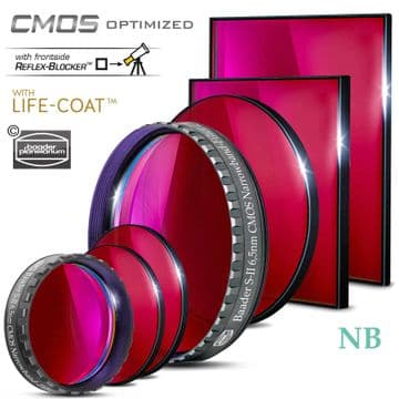 Baader S-II Narrowband-Filters (6.5nm) CMOS-optimised