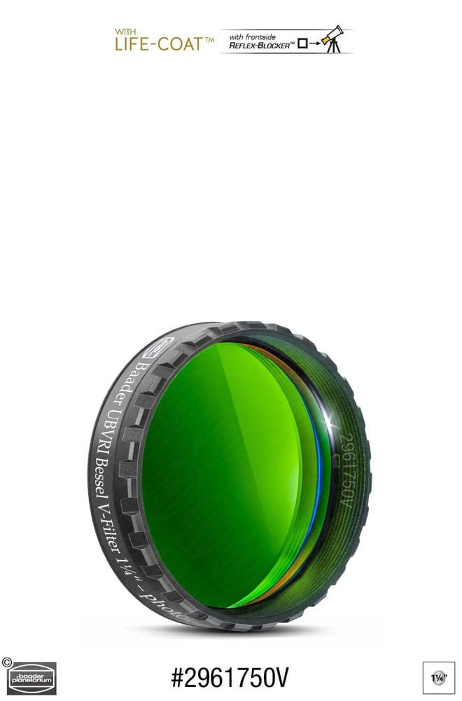 BAADER UBVRI BESSEL PHOTOMETRIC V-FILTER