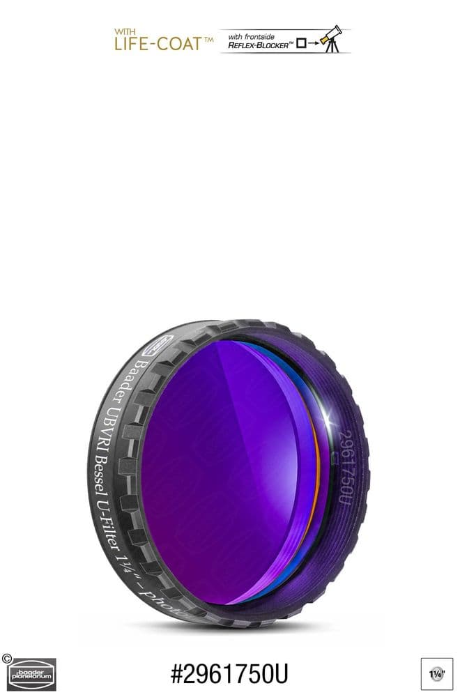 Baader UBVRI Bessel U-Filter