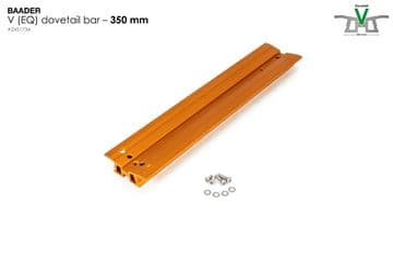 Baader V-Dove Tail Celestron-Orange Anodized - 345mm, Drilled For Celestron 8“ SC / HD
