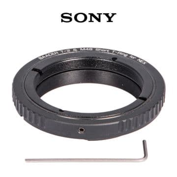 Baader Wide-T-Ring Sony E/NEX Bayonet with D52i/M48 to T-2 and S52
