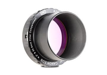 Baader zero-tolerance protective Canon DSLR T-Ring T-2/M48 and 2" w. clear glass filter