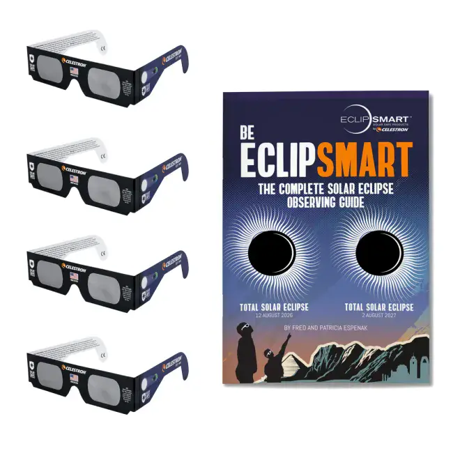 Celestron EclipSmart Solar Eclipse Glasses Observing Kit
