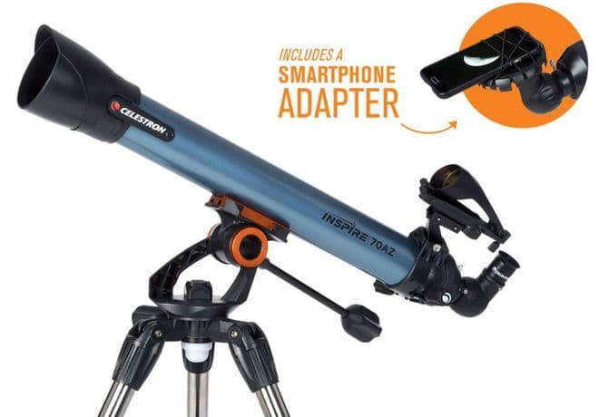 CELESTRON INSPIRE 70AZ REFRACTOR TELESCOPE