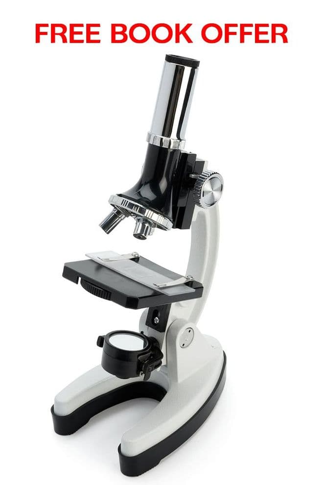 Celestron - Kids basic microscope kit (FREE BOOK OFFER)