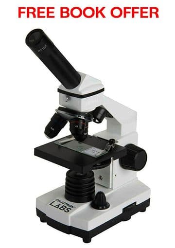 Celestron Labs CM800 Compound Microscope (FREE BOOK OFFER)