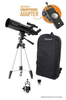 Celestron Travelscipe 80 with Backpack & Smartphone Adapter