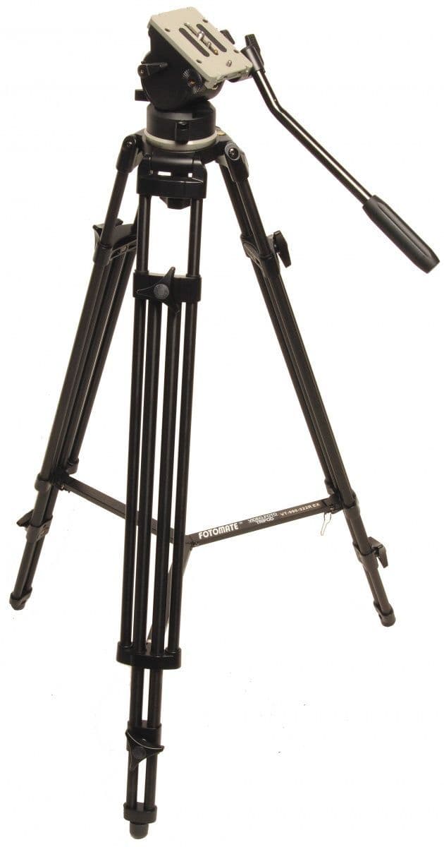 Fotomate VT-990-222R Super Heavy-Duty Professional 2-Way Tripod
