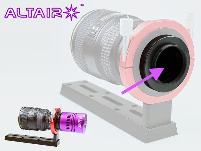 Hypercam Fan Cooled NIKON Rear Connector Ring for DSLR Lens Adaptor